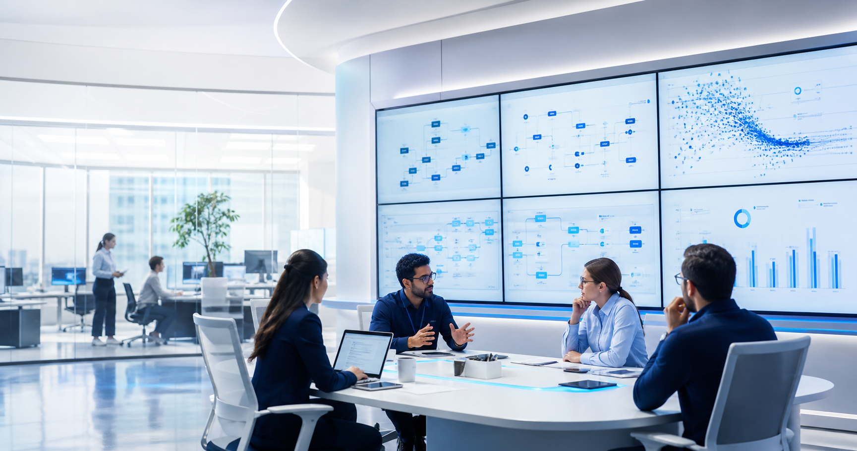 Enterprise teams using AI workflow dashboards to solve operational problems