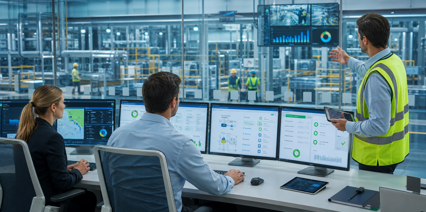Coherence AI industrial operations workspace connecting plant safety, contractors, permits, contracts, and analytics
